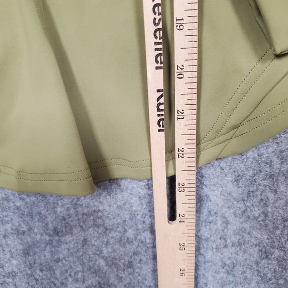 Lululemon Jacket Womens 4 InStill Bronze Green Full Zip Fitted Athleisure Run - Picture 7 of 10